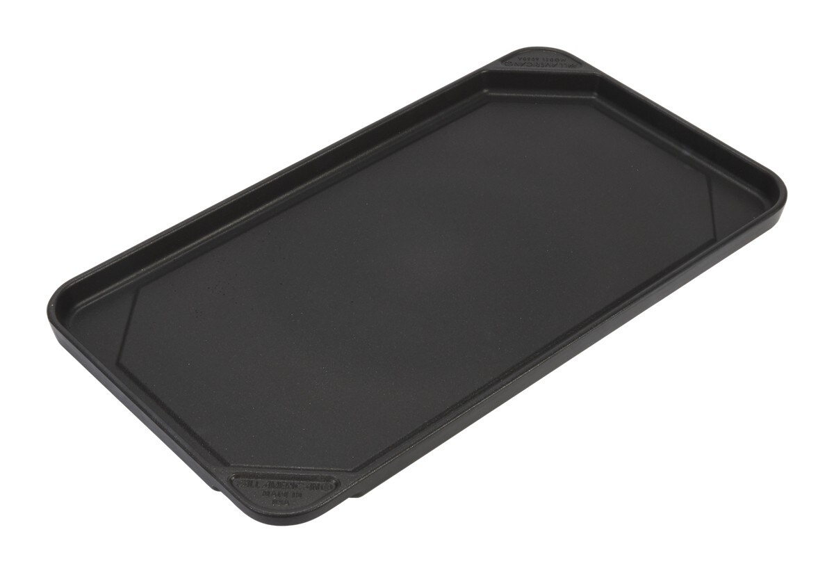 Range/Cooktop Griddle Non-Stick Cast Aluminum - Black for All 2-Burner Cooking Surfaces Except Induction (1-IN H X 19 1/2-IN W X 11-IN D)