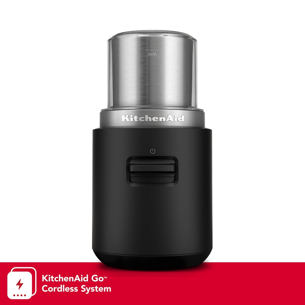 KitchenAid Go® Cordless Blade Coffee Grinder - battery included - Black Matte