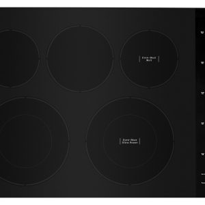 30" Electric Cooktop with 5 Elements and Knob Controls - Black