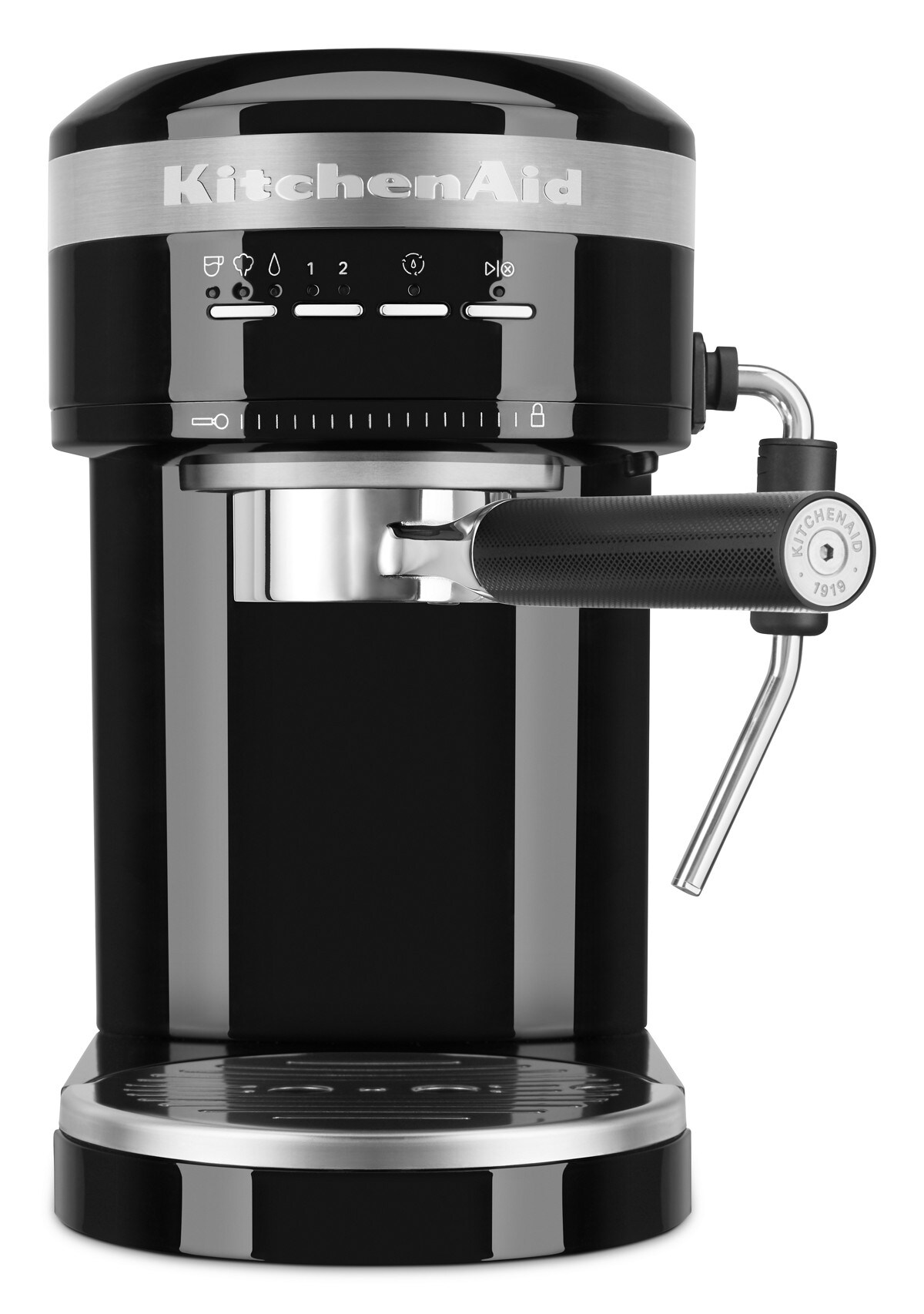 Metal Semi-Automatic Espresso Machine - Onyx Black