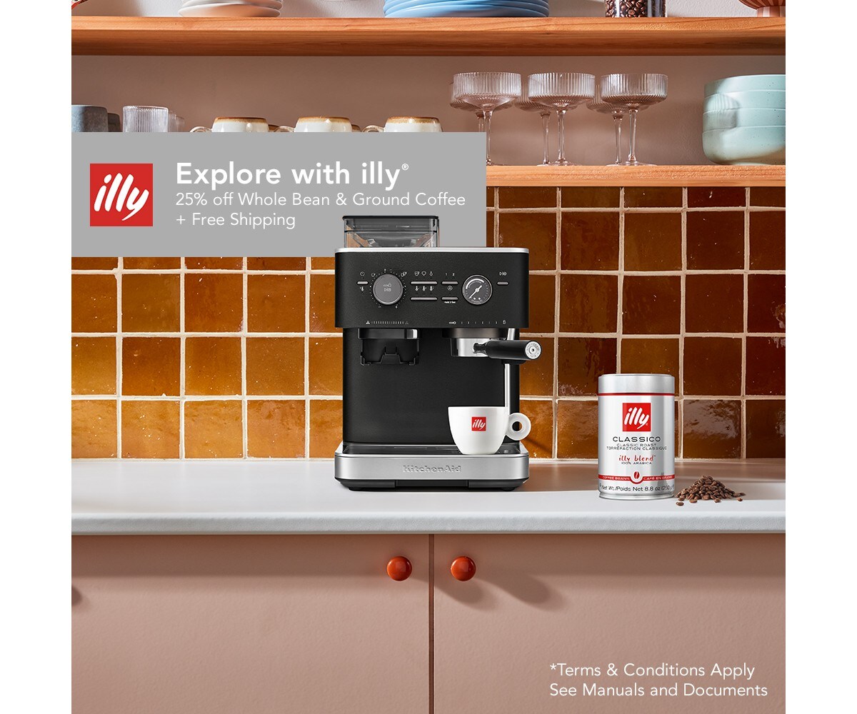 Semi Automatic Espresso Machine with Burr Grinder - Porcelain White - Image 11