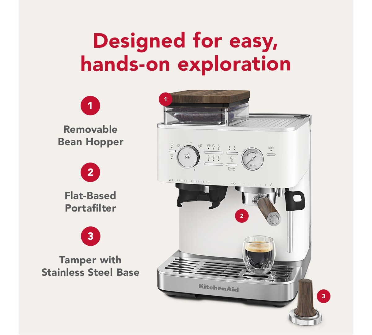 Walnut Wood Espresso Accessory Kit - Image 5