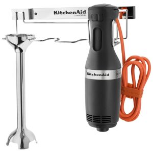 300 Series NSF® Certified Commercial Immersion Blender with 12" Blending Arm - Onyx Black