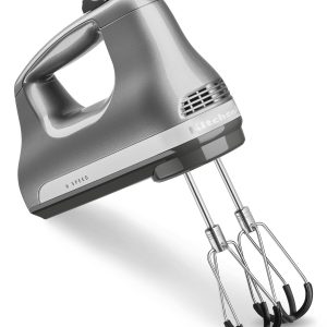 6 Speed Hand Mixer with Flex Edge Beaters - Contour Silver