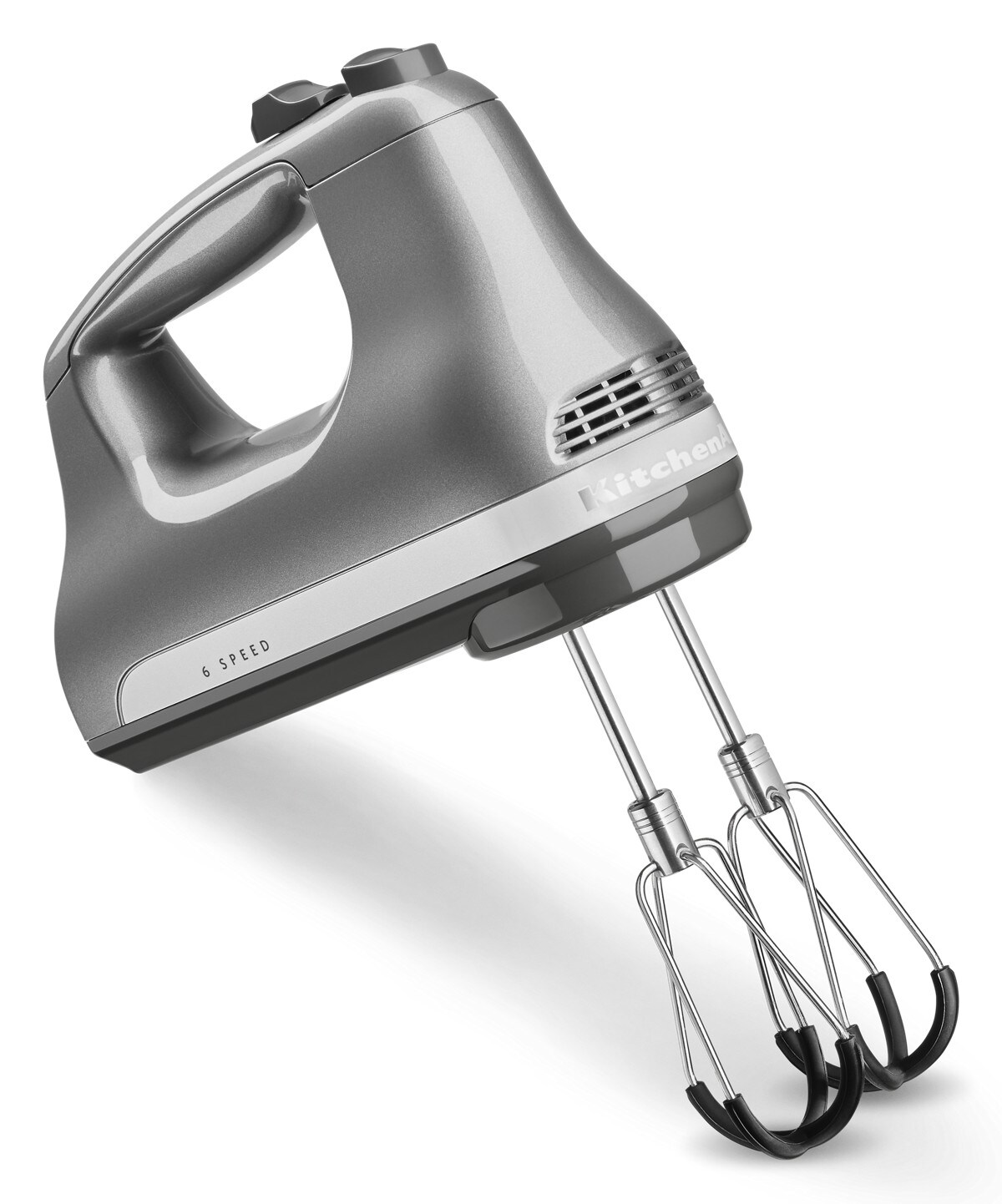 6 Speed Hand Mixer with Flex Edge Beaters - Contour Silver