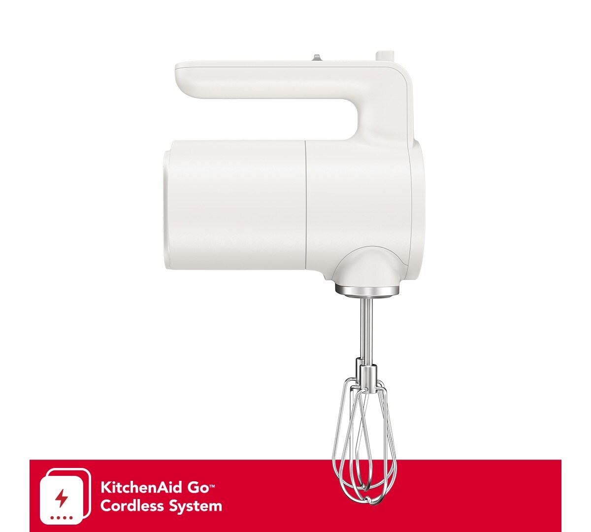 KitchenAid Go® Cordless Hand Mixer - battery sold separately - Porcelain White