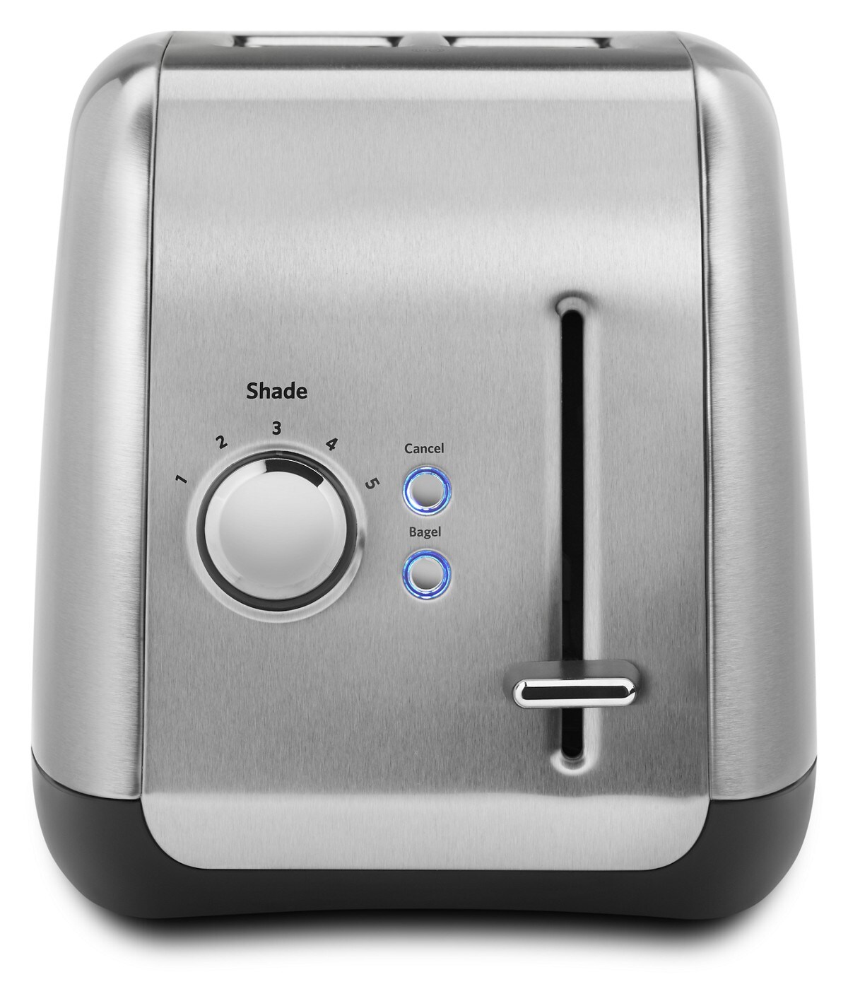 2-Slice Toaster with manual lift lever - Brushed Stainless Steel - Image 2