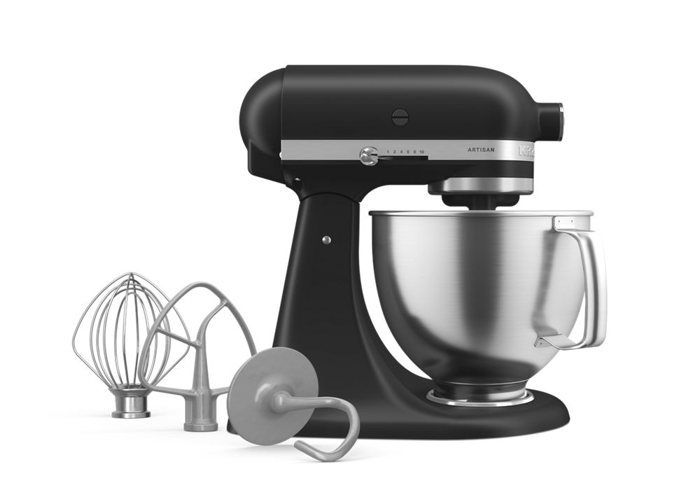 Artisan® Series 5 Quart Tilt-Head Stand Mixer with Premium Touchpoints - Black Matte