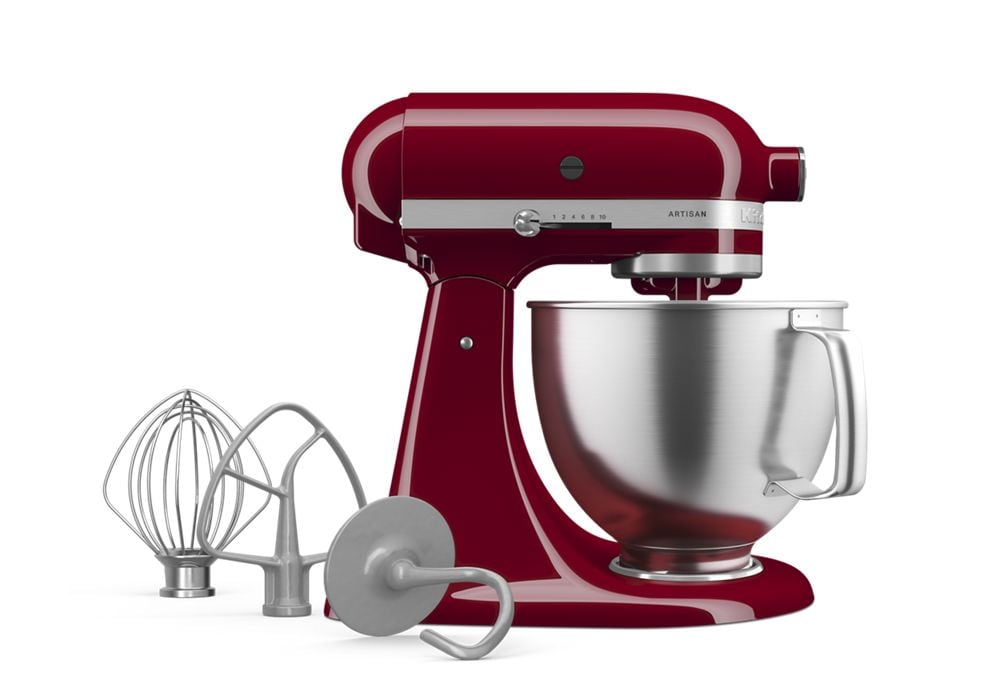 Artisan® Series 5 Quart Tilt-Head Stand Mixer with Premium Touchpoints - Empire Red