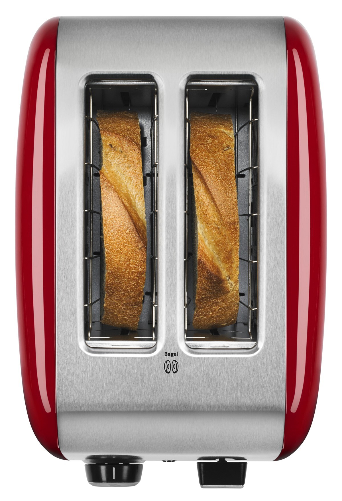 Refurbished 2-Slice Toaster with manual lift lever - Empire Red - Image 4
