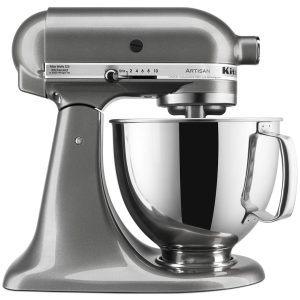 Refurbished Artisan® Series 5 Quart Tilt-Head Stand Mixer - Medallion Silver