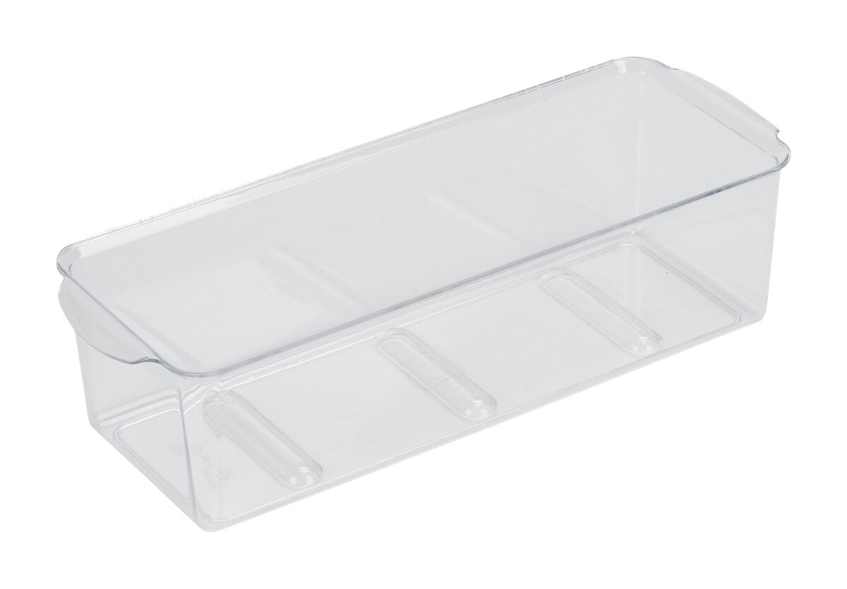 Multi-Use Refrigerator Utility Bin (3 3/4-IN H x 5 1/4-IN L x 14 1/2-IN D) - Clear