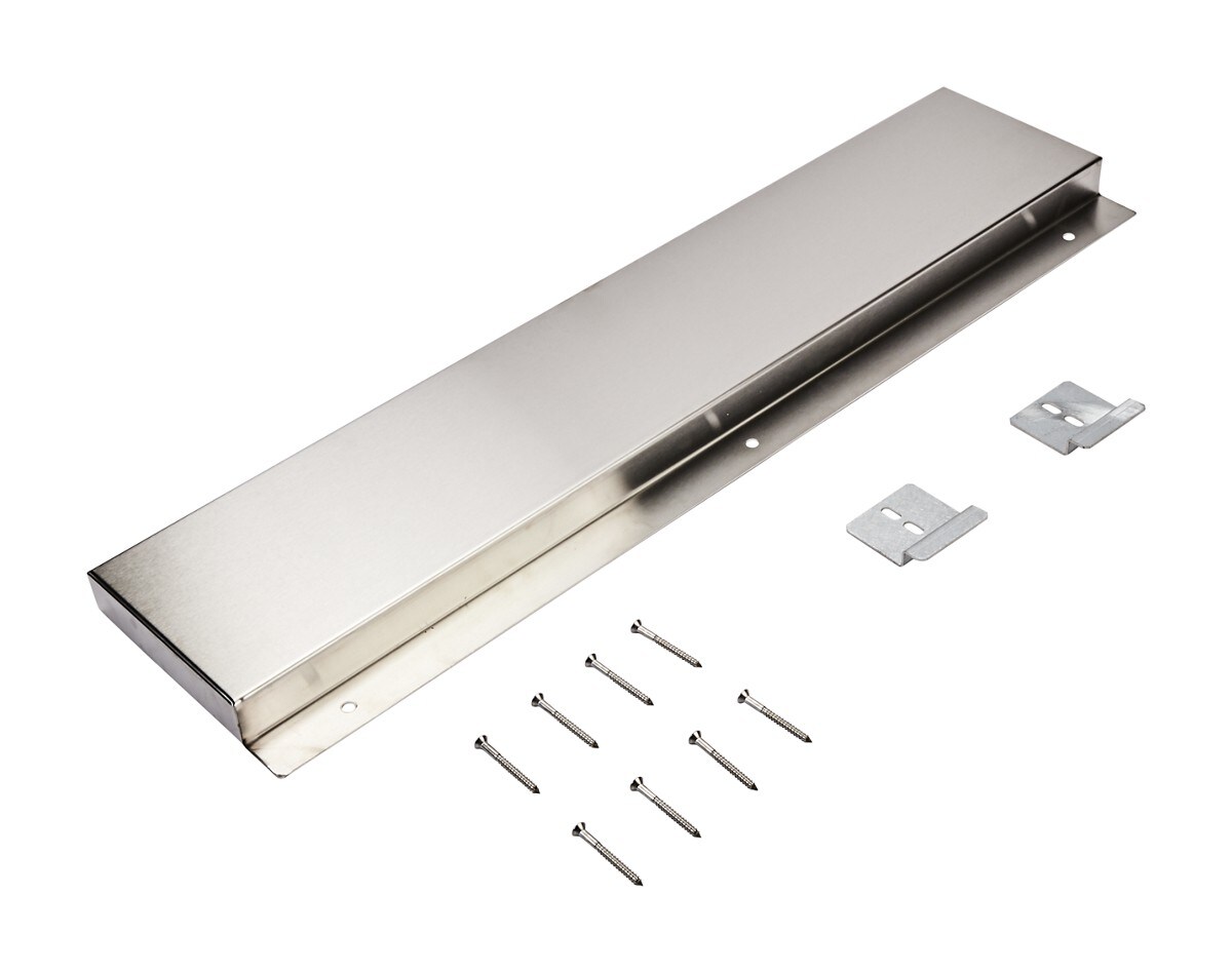 Stainless Steel Range Backsplash,Size: 30" W x 6" H